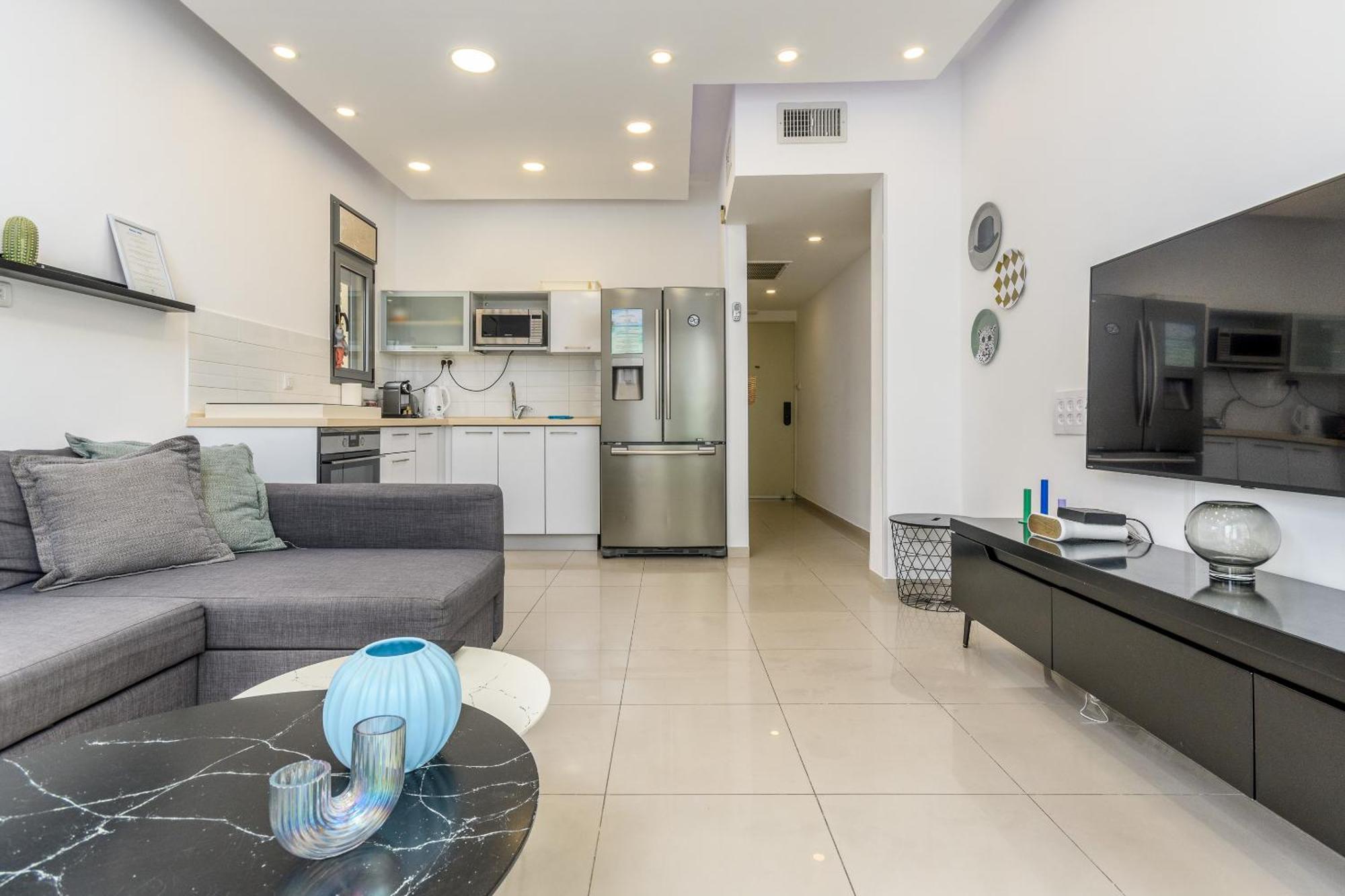 Very Nice 1 Bdr Apartment 2 Min From The Beach ! Tel Aviv Eksteriør bilde